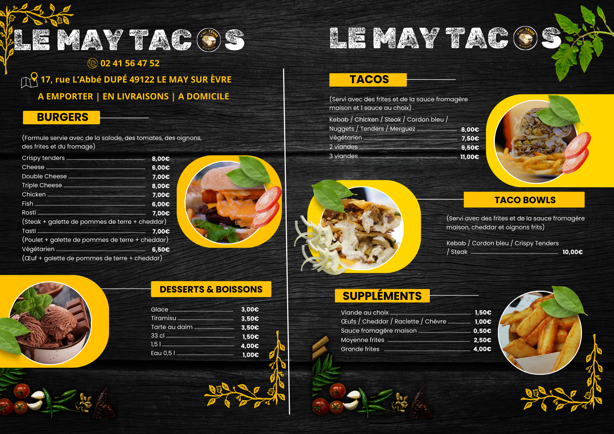 Restaurant Menu Design